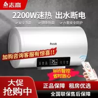 志高CHIGO热水器电家用卫生间淋浴40L小型速热6080升出租房储水式洗澡_顶配60L速热手机控制