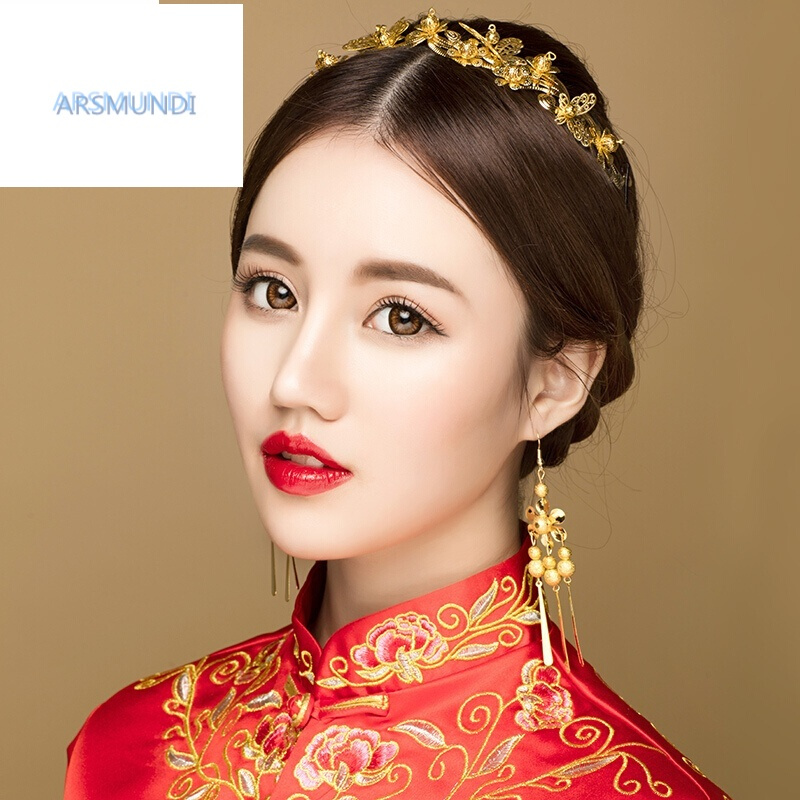 ARSMUNDI新娘古装秀禾服头饰中式古典结婚