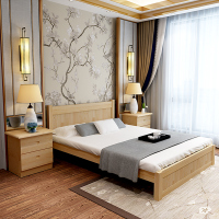 艾帛利(AIBOULLY) 实木床 松木床 单人床 简约现代双人床 简易木质成人床儿童床员工床卧室实木床