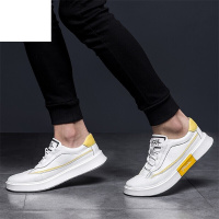 百丽牧貂旗舰店小白鞋男韩版增高厚底真皮休闲鞋子男潮鞋男鞋春季2019新款板鞋男