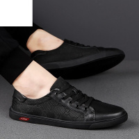 百丽牧貂旗舰店欧洲站休闲皮鞋鞋夏季透气布鞋系带驾车板鞋个性时尚皮布拼接男鞋