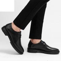 百丽牧貂内增高男鞋6cm增高鞋休闲皮鞋男中邦加绒皮靴商务正装大码46婚鞋