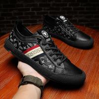 品牌百丽牧貂春季时尚潮鞋透气休闲鞋轻便个性年轻人驾车韩版百搭街头板鞋男鞋