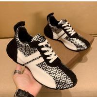 百丽牧貂[BAILIMUDIAO]轻奢潮牌 欧洲站双f老爹鞋男真皮内增高休闲男士ins潮鞋全皮欧货包跟运动鞋