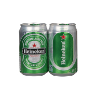 喜力 Heineken啤酒易拉罐330ml*24罐/箱