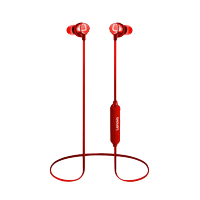 联想X1无线蓝牙运动耳机 磁吸入耳式跑步运动防水耳机 带麦可通话音乐耳机 项挂式设计 红色