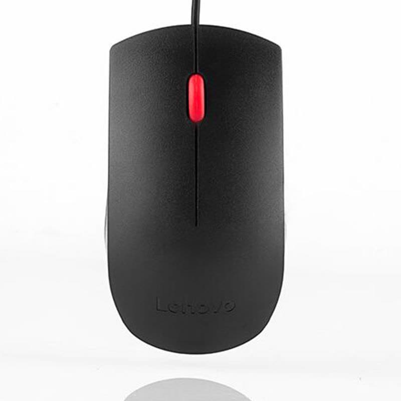 Lenovo/联想EMS-537A有线原装鼠标 USB 家用办公网吧游戏台式机笔记本电脑大红点通用鼠标图片