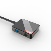 联想网卡usb网线转接口盒子千兆有线网线转换器rj45适用苹果台式机电脑Type-c外接网卡转网口hub分线器