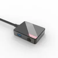 联想网卡usb网线转接口盒子千兆有线网线转换器rj45适用苹果台式机电脑Type-c外接网卡转网口hub分线器
