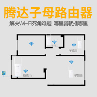 腾达（Tenda）PH15 1000M 千兆无线电力猫路由器套装 WIFI信号放大器 IPTV可取代路由器