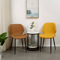 花千紫北欧餐桌椅子网红书桌简约家用皮凳子靠背梳妆椅轻奢餐椅现代餐凳