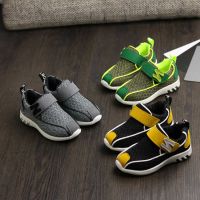 莎丞 男童鞋春秋新款儿童运动鞋童鞋男中大童女孩休闲鞋网面透气学生鞋