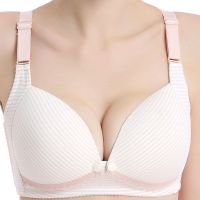 莎丞3/4罩杯无钢托哺乳内衣前开扣孕妇文胸薄款聚拢防下垂无钢圈喂奶内衣