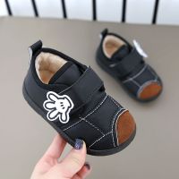 秋冬款加绒棉男女皮鞋休闲鞋软底儿童宝宝豆豆鞋子3-4岁单鞋莎丞