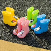 儿童雨鞋1-12男女童雨靴小童中大童防滑孩子水鞋幼儿园小学生公主 莎丞