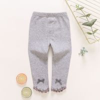 女童薄款打底裤春秋新款春装洋气小童裤子儿童女宝宝婴儿 莎丞