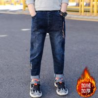 春季新款裤子中大童男孩童装男童牛仔裤儿童春秋款长裤子 莎丞