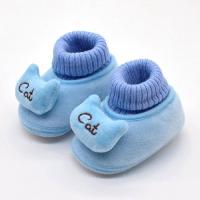 [软底]婴儿鞋冬季棉鞋加绒0-1岁男女宝宝保暖鞋6-12个月学步鞋 莎丞