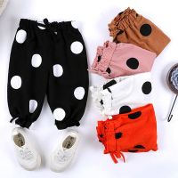 女童防蚊裤夏季儿童女宝宝休闲裤子婴儿七分裤小女孩小脚裤打底裤 莎丞