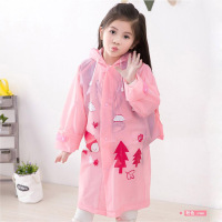 儿童雨衣男童女童小童中童大童幼儿园宝宝小学生连体卡通一二年级莎丞(SHACHEN)