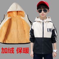 童装男童外套2020韩版新款加绒加厚风衣中大童儿童上衣休闲风衣 莎丞
