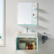 安华卫浴（annwa）新款家用PVC浴室柜组合N3P65G15 洗脸盆洗手盆洗漱台
