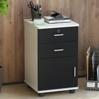 办公室文件柜资料矮柜阿斯卡利(ASCARI)床头柜资料柜子小储物柜抽屉带锁移动活动柜