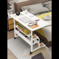 床边桌可移动简约小桌子卧室家用阿斯卡利学生书桌简易升降宿舍懒人电脑桌