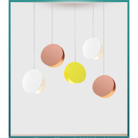 北欧简约吊灯丹麦现代创意个性客厅阿斯卡利(ASCARI)餐厅灯具单头床头小吊灯灯饰