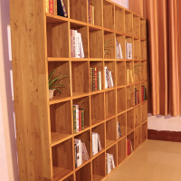 定制老榆木书架定制全墙满墙书柜阿斯卡利落地书架吊柜桌面漫咖啡置物架