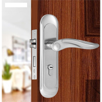 阿斯卡利(ASCARI)卧室门锁室内家用通用型房门木门锁具免改孔可调节门把手手柄执手