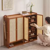 家用门口鞋架子简易室内出租屋用收纳经济型多层尘鞋柜 