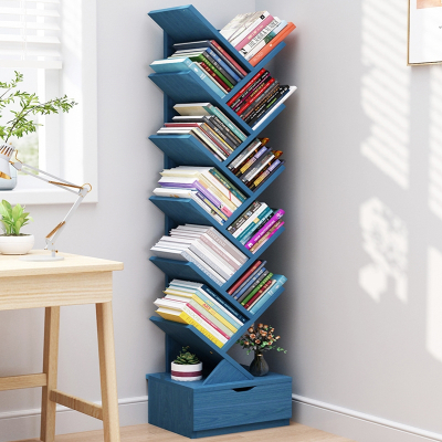 简约现代儿童书架阿斯卡利(ASCARI)置物架落地靠墙树形简易小型客厅书柜子收纳家用