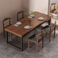 餐桌阿斯卡利(ASCARI)家用现代简约小户型轻奢长方形吃饭桌子出租房用餐饮商用桌椅
