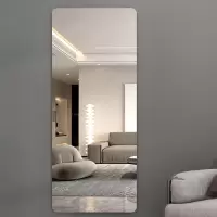 亚克力软镜子粘贴穿衣镜全身自粘贴墙家用试衣镜卧室镜面镜片墙贴