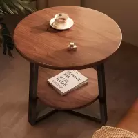 棠溪塘茶几客厅家用小户型沙发边几小桌子圆形阳台茶桌卧室床头柜置物架