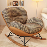 棠溪塘蛋壳摇摇椅大人躺椅阳台家用单人休闲椅客厅轻奢逍遥椅懒人沙发椅