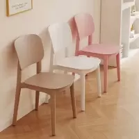 棠溪塘加厚塑料餐椅现代简约靠背凳子家用北欧餐桌椅久坐舒服靠背小椅子