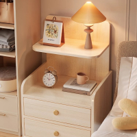 阿斯卡利(ASCARI)简易床头柜小型家用出租房卧室代替品多功能储物柜收纳一体置物架