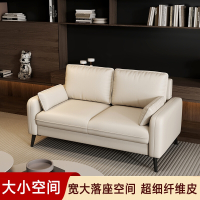 阿斯卡利(ASCARI)客厅小户型卧室公寓出租房服装店接待休息区双三人布艺小沙发