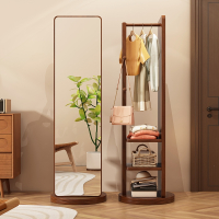 阿斯卡利(ASCARI)全身镜落地镜家用衣帽架一体穿衣镜可旋转移动女生卧室大试衣镜子