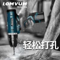 龙韵手电钻家用电动螺丝刀锂电钻24V充电电钻多功能家用电起子 16.8V塑盒1电1充+配件