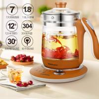 荣事达养生壶煎药壶中药玻璃加厚多功能 1.5L超薄面板 YSH1589升级款粉蓝