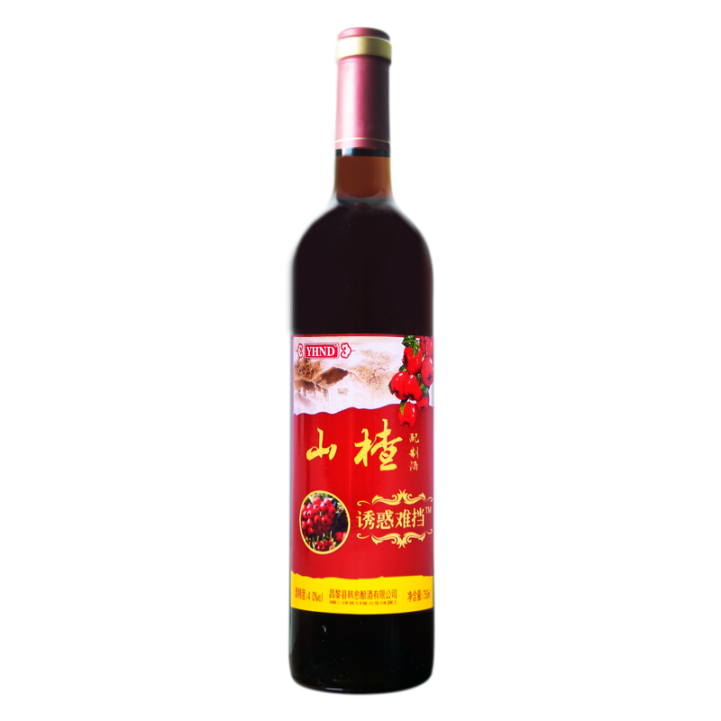 福斯玛莱山楂酒3瓶装*750ml 女士女生水果低度甜酒