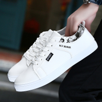 莱特曼林 新款小白鞋时尚休闲鞋男式运动透气板鞋韩版学生系带低帮男鞋品639