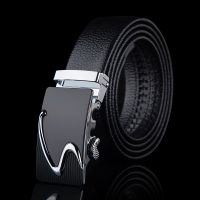 新款跑车皮带男士自动扣黑底皮带中青年商务时尚韩版休闲潮腰带减JW-10