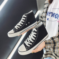 莱特曼林 经典情侣款帆布鞋女学生女鞋潮流小白鞋男生休闲鞋女布鞋品G001