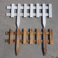 花园木栅栏古达木篱笆花坛木质围栏草坪护栏庭院绿化园艺小装饰 单片拍下不发货 联系客服