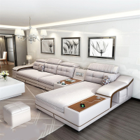 北欧布艺沙发古达简约现代小户型沙发客厅轻奢科技布沙发家具组合套装