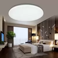 圆形LED智能遥控卧室灯衣帽间阳台玄关吸顶灯古达卫生间楼梯道过道灯